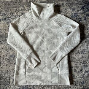 RBX Medium Quilted White Quarter Zip